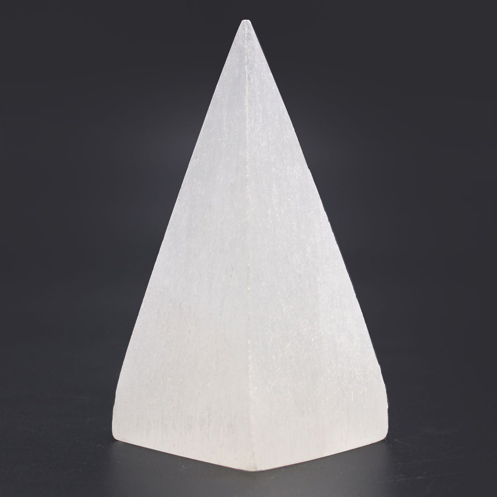 Pyramide en Sélénite - 10 cm