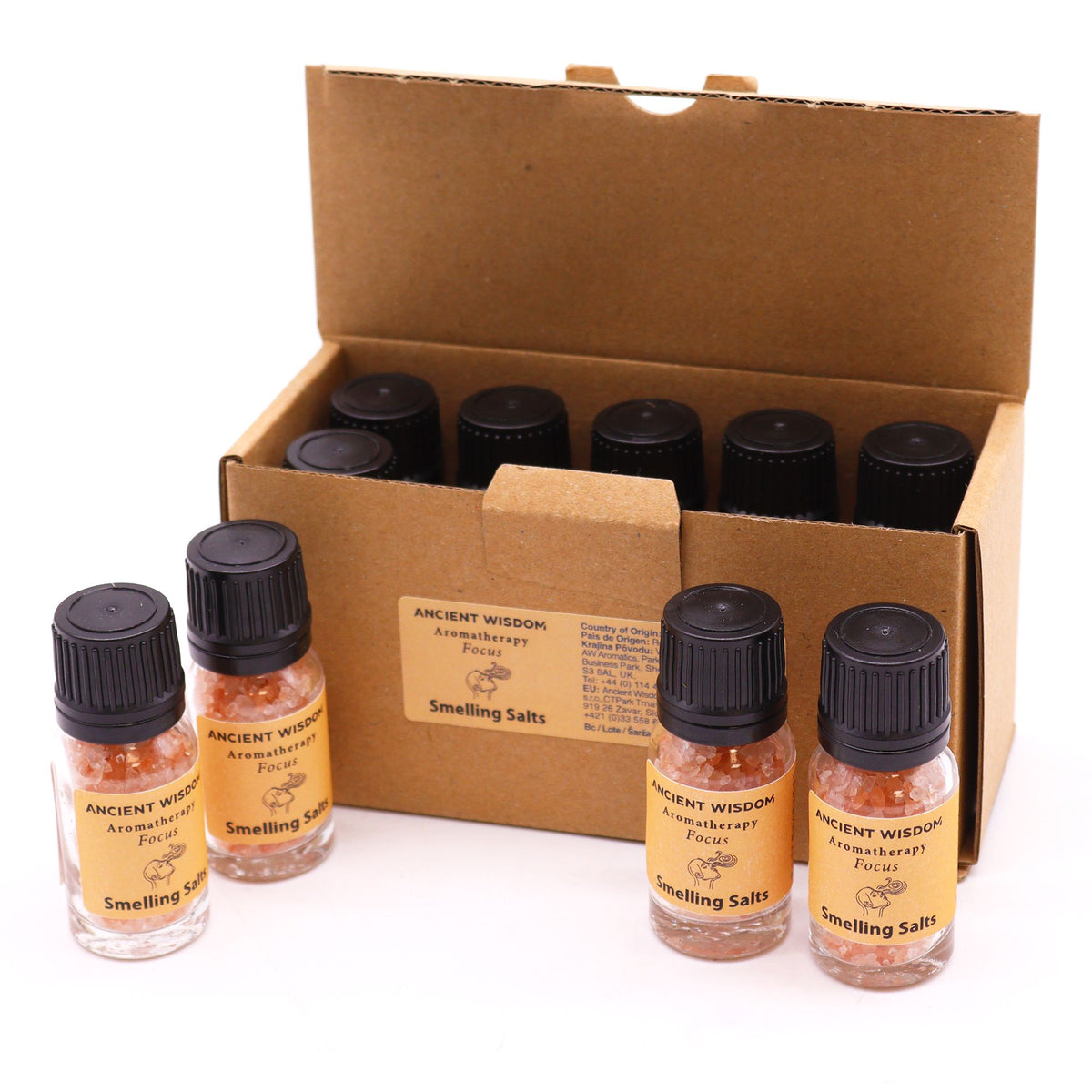 * Sel à respirer d’aromathérapie Focus