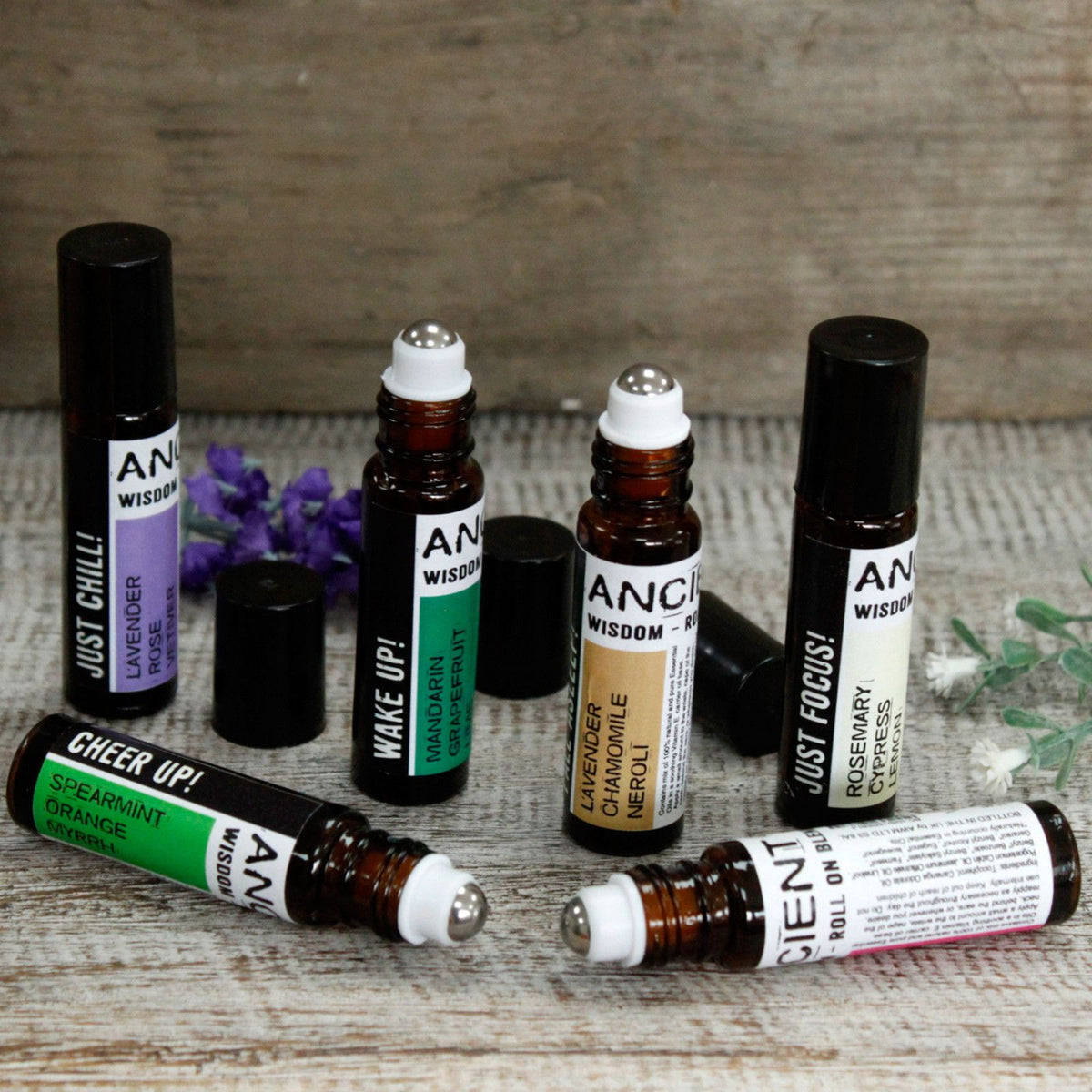* Roll-on aux huiles essentielles « En mouvement » – 10 ml