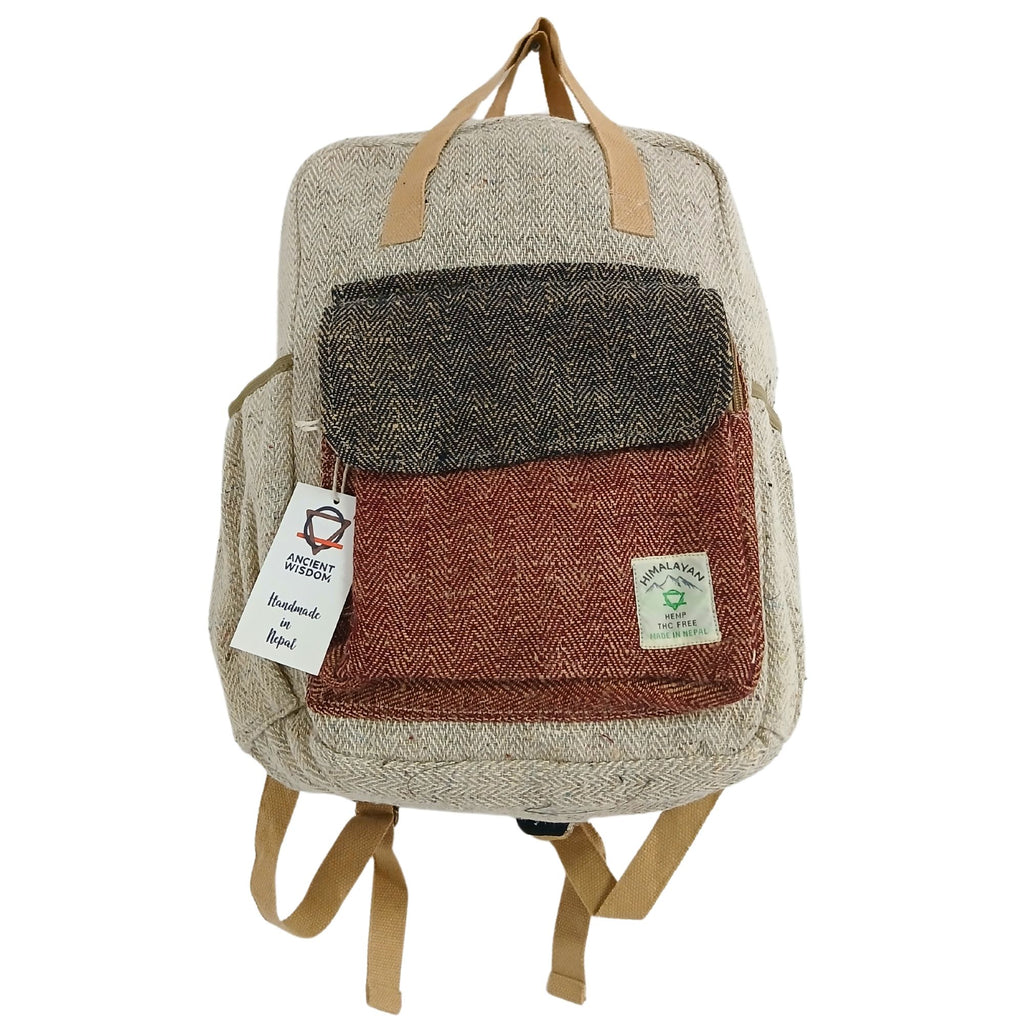 Sac à Dos d’Aventure en Chanvre – Katmandou | Artisanal Népal