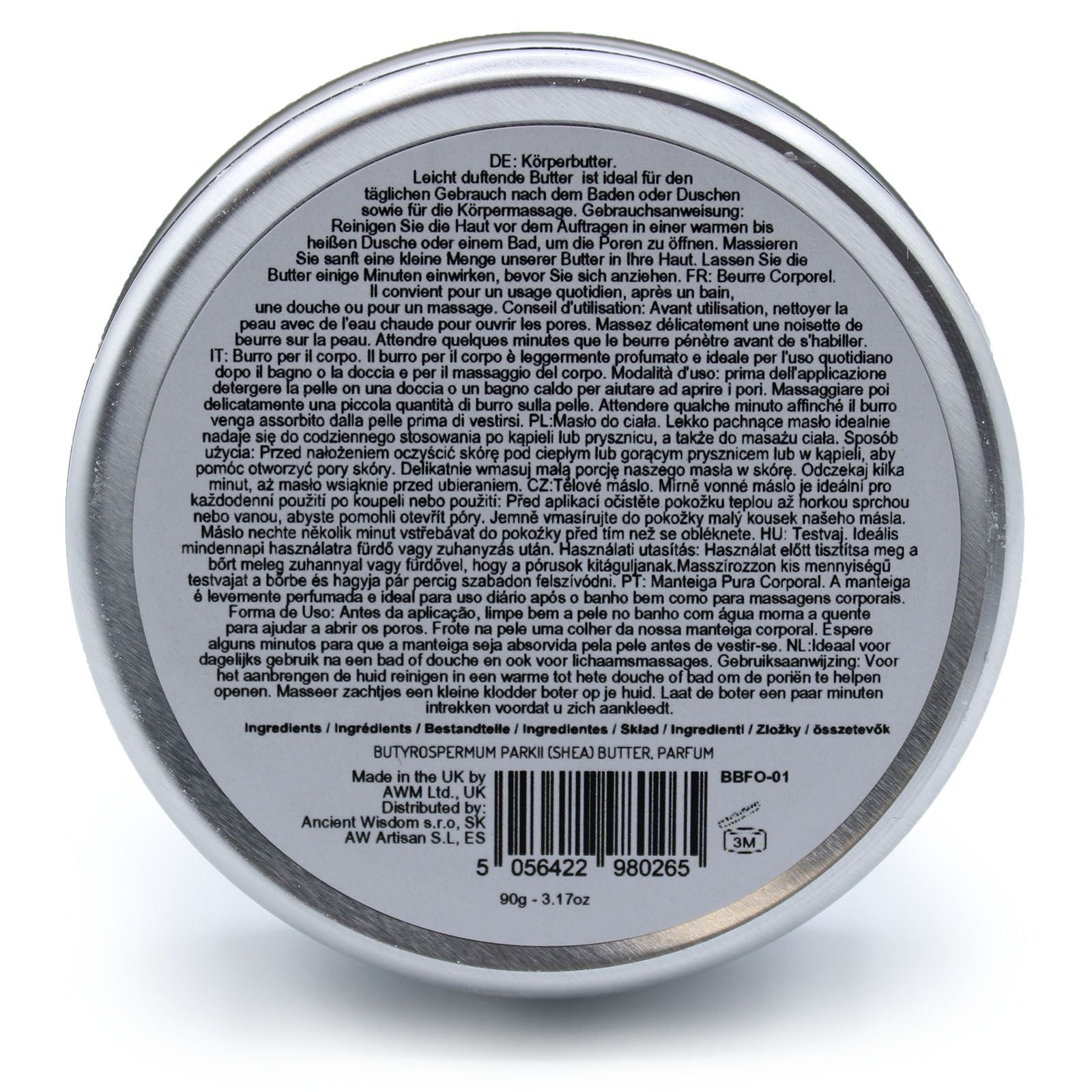 Beurre Corporel Parfumé au Karité 90 g – Noix de Coco Douce