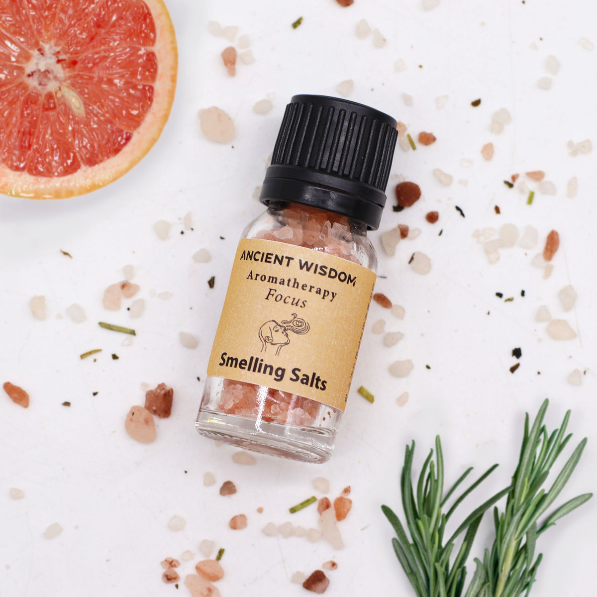 * Sel à respirer d’aromathérapie Focus