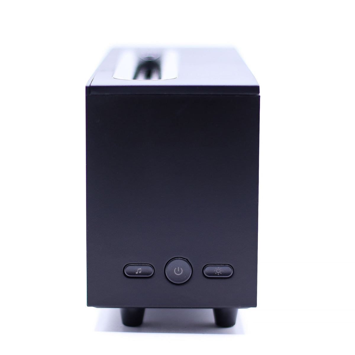 * Diffuseur aromatique effet flamme avec chants d’oiseaux – Noir, USB et éclairage multicolore