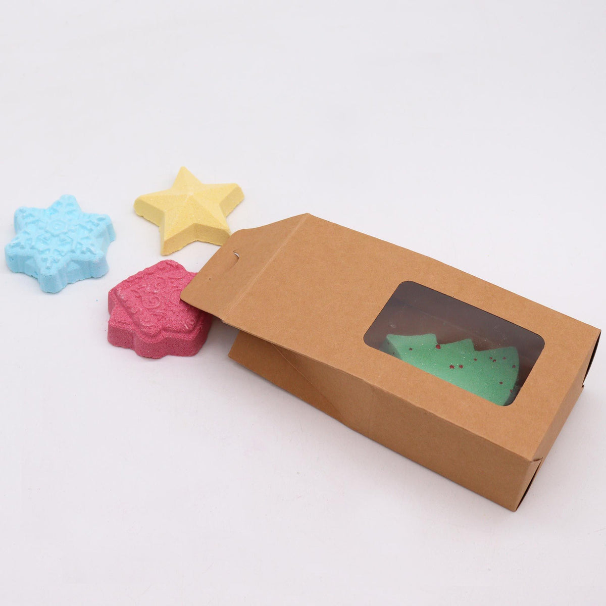 * Coffret cadeau de bombes de bain Liste de Vœux de Noël
