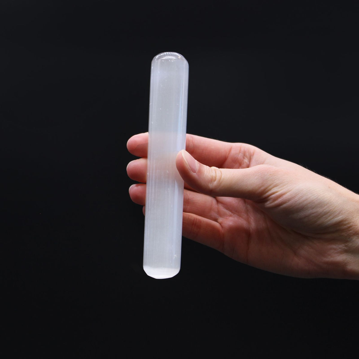 Baguette en Sélénite - 16 cm (Extrémités Arrondies)