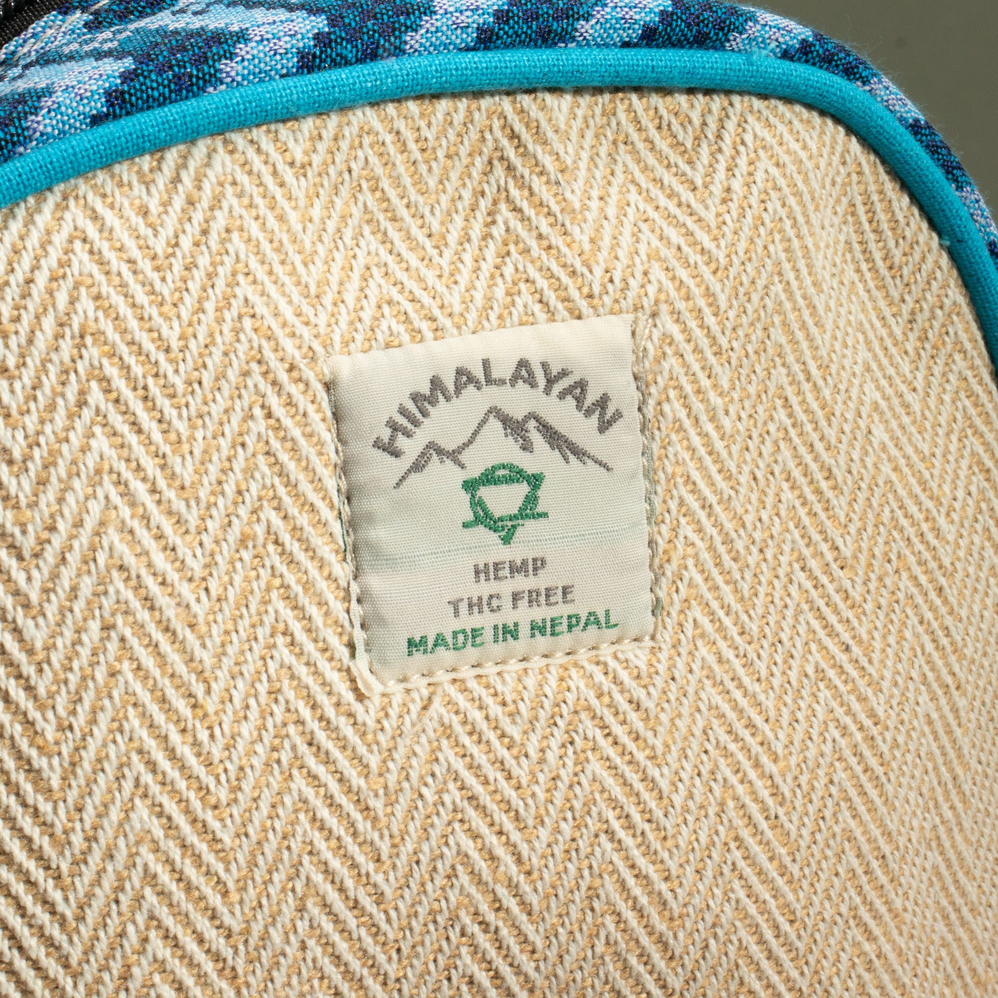 Sac à Dos Medium Katmandou – Motif Dhaka Traditionnel | 30x21x9cm | Artisanal Népal