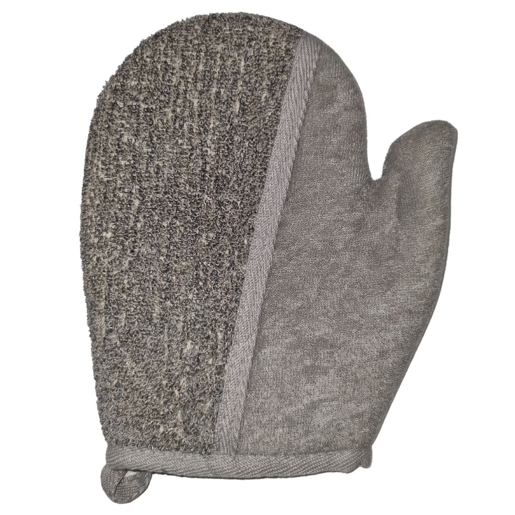 Gant de Bain Bambou & Lin – Charbon