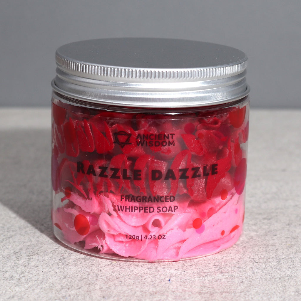 * Savon chantilly Razzle Dazzle parfum granité à la framboise – 120 g