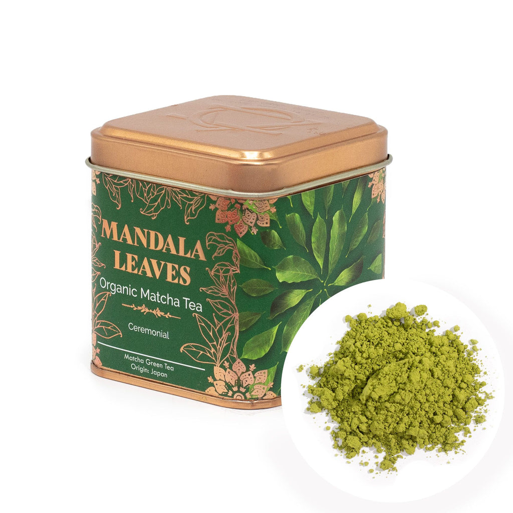 Matcha Bio de Cérémonie 50g – Poudre de Thé Vert Japonais Premium | Boîte Métallique