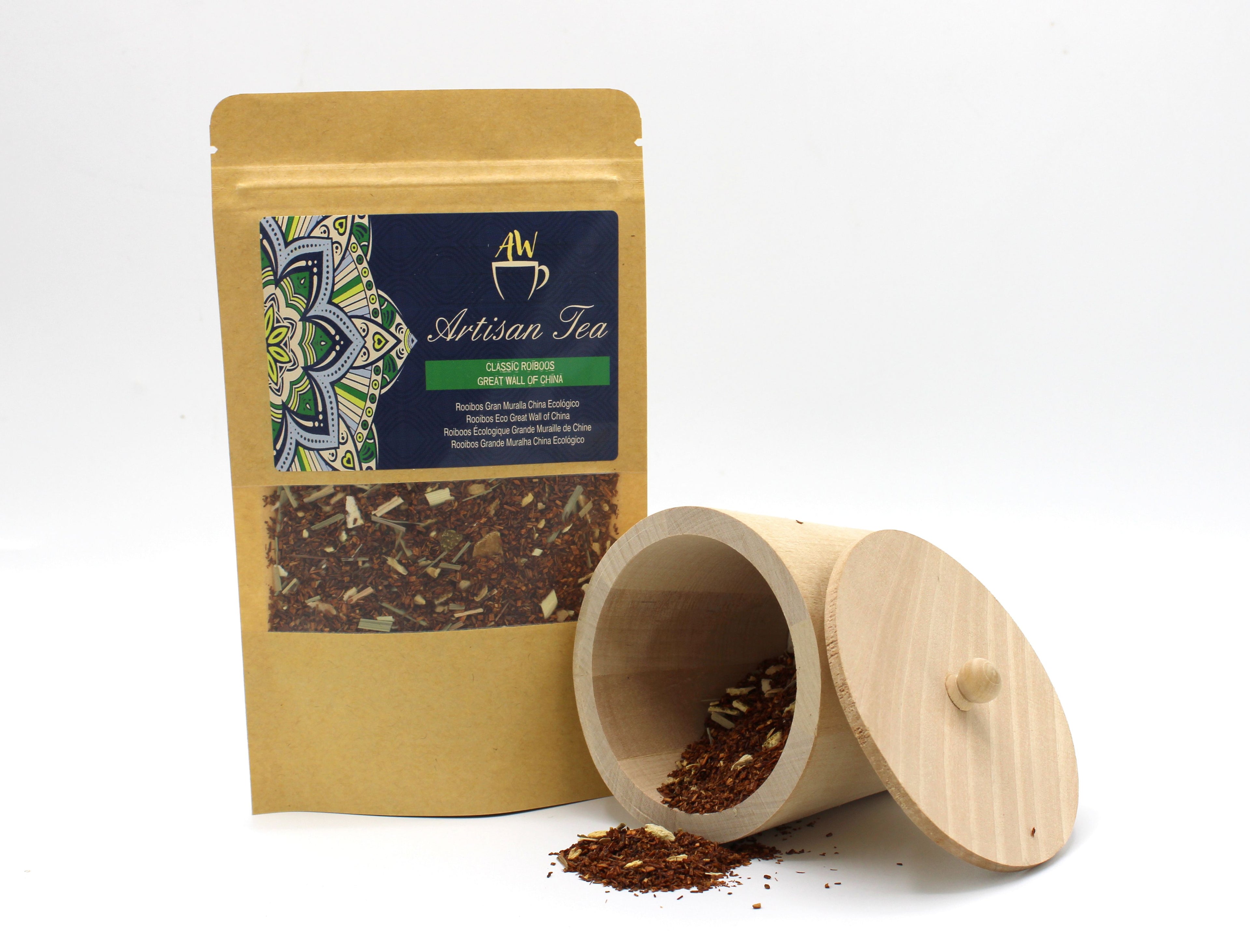Rooibos Eco Grande Muraille de Chine 50g – Orange Gingembre Citronnelle | Sachet Artisanal