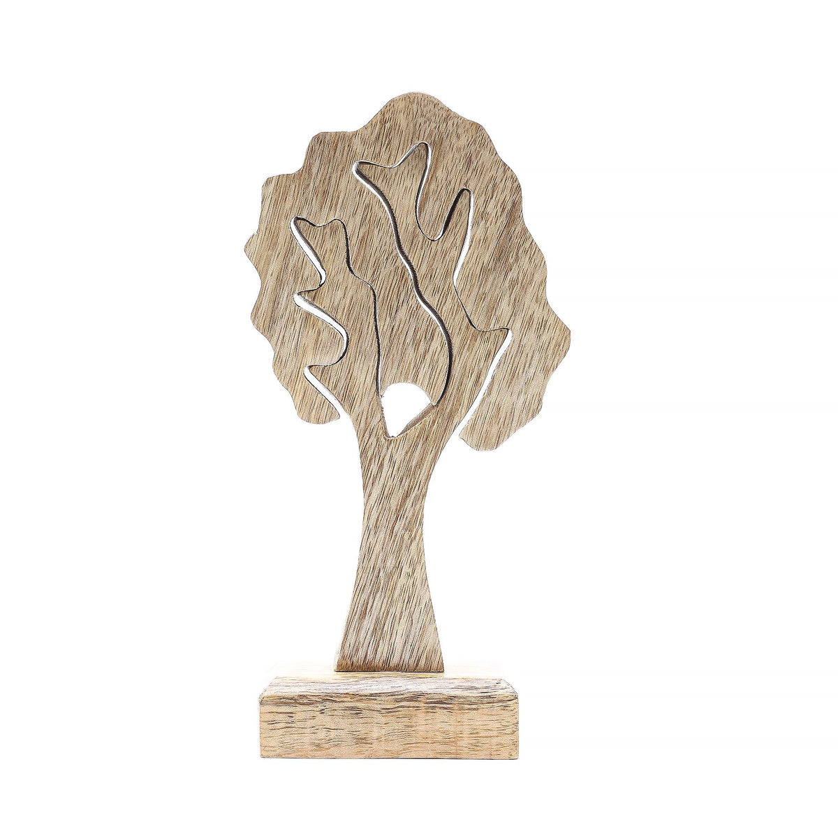 * Perdu dans la forêt – Décoration en bois 3D Arbre – 20 × 10 cm