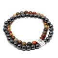 Bracelet Magnétique en Pierres Naturelles – Jaspe Picasso