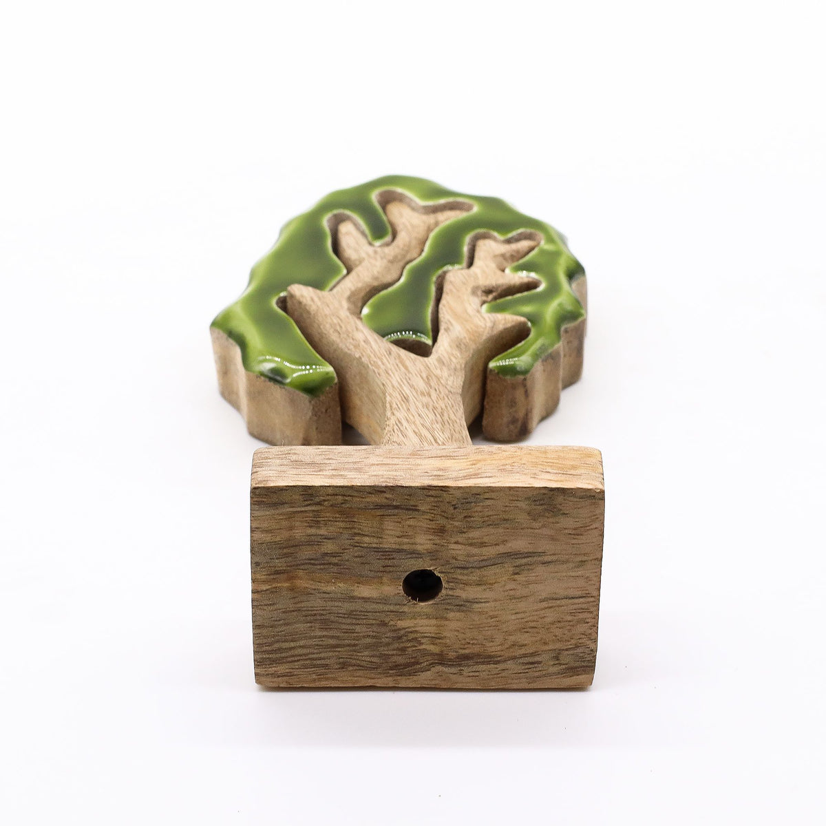 * Perdu dans la forêt – Décoration en bois 3D Arbre – 20 × 10 cm