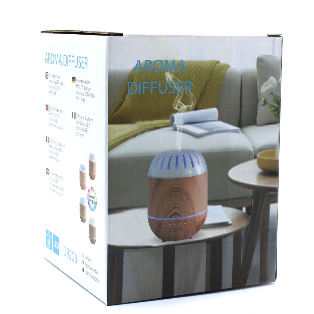* Diffuseur aromatique Copenhagen – USB, éclairage multicolore et minuterie
