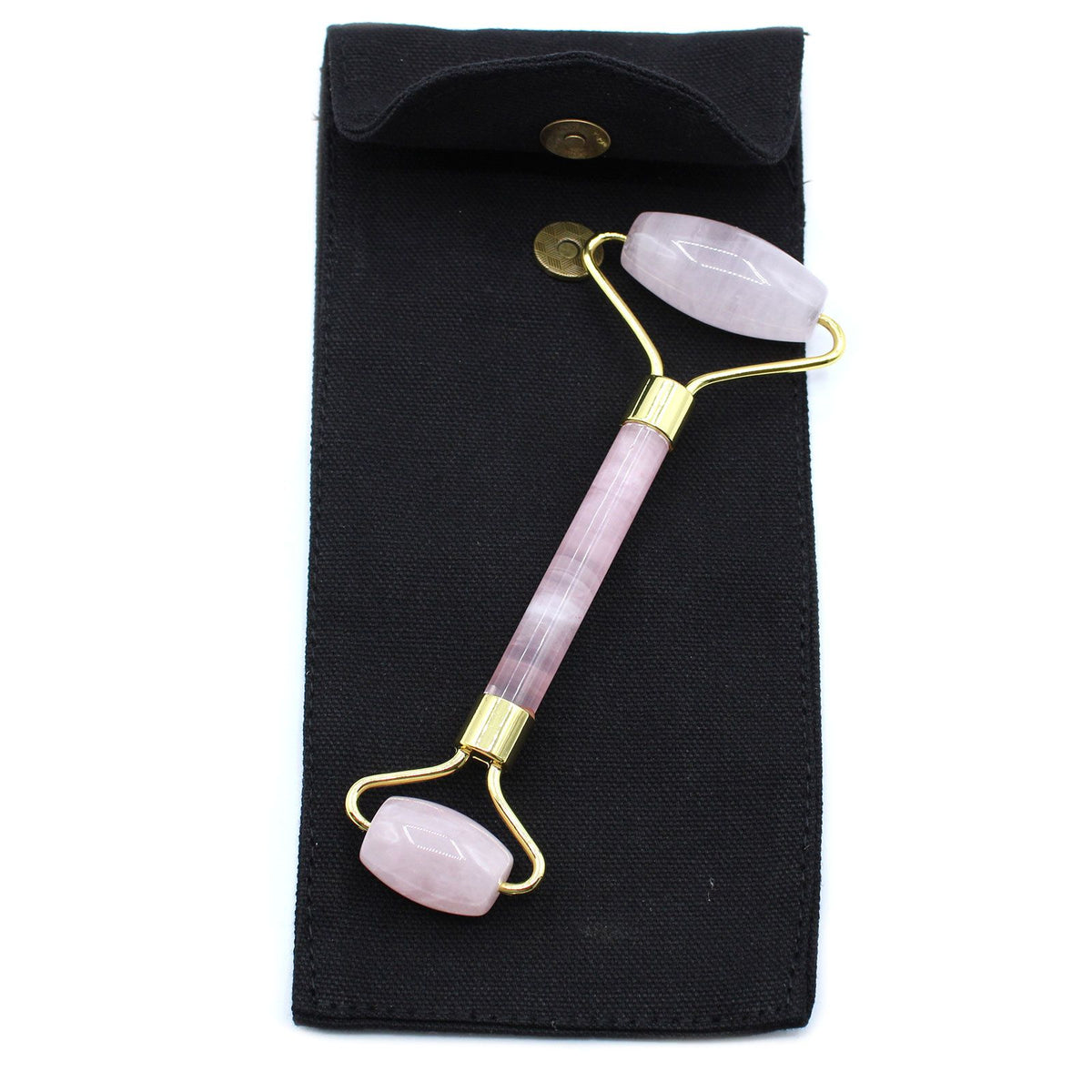 Rouleau de massage visage en quartz rose