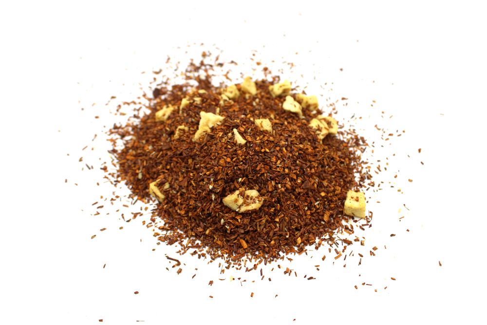 Quatre Royaumes 50g – Rooibos Pomme Cannelle Yaourt | Infusion Artisanale Sans Théine