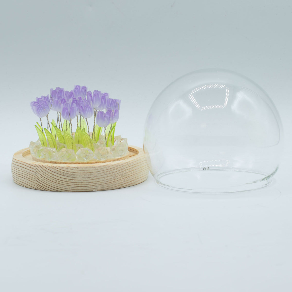 * Cloche lumineuse florale – 20 tulipes LED USB