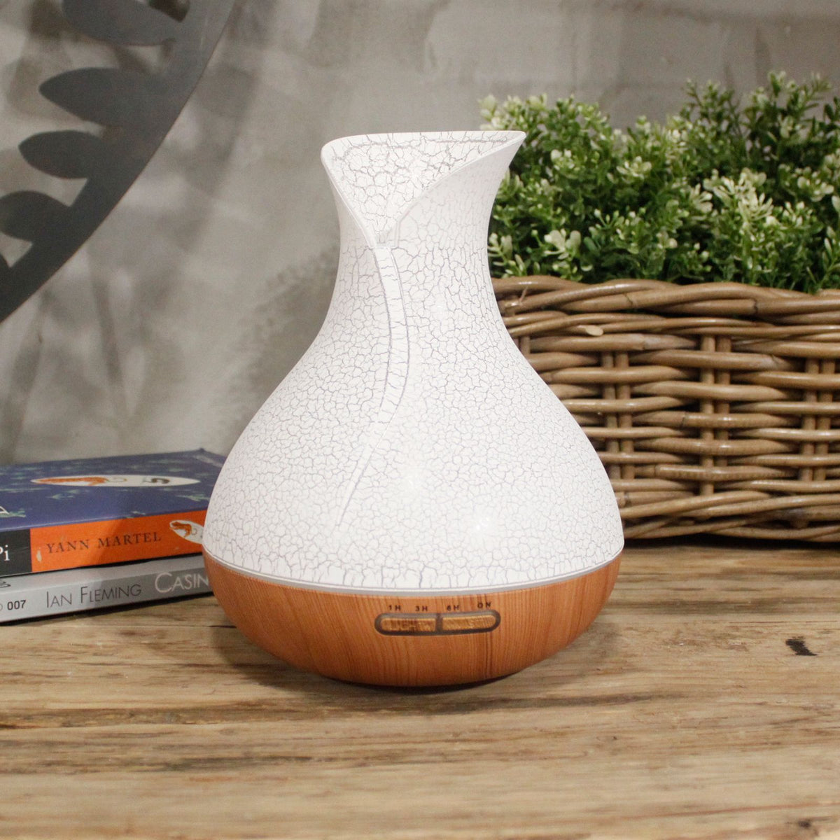 * Diffuseur ultrasonique Palma – Effet coquillage, USB, éclairage multicolore et minuterie