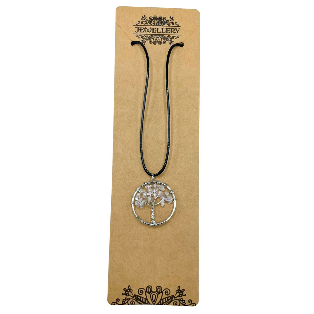 * Pendentif Arbre de Vie en cristal de roche