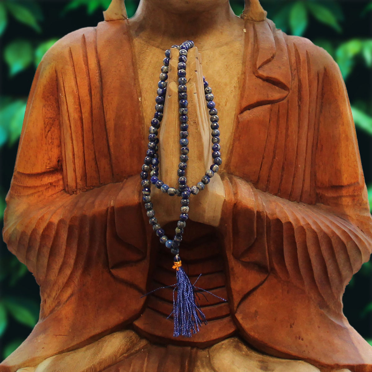 * Mala de 108 perles en lapis-lazuli
