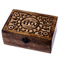 * Coffret d’aromathérapie en bois de manguier – AW – 24 flacons