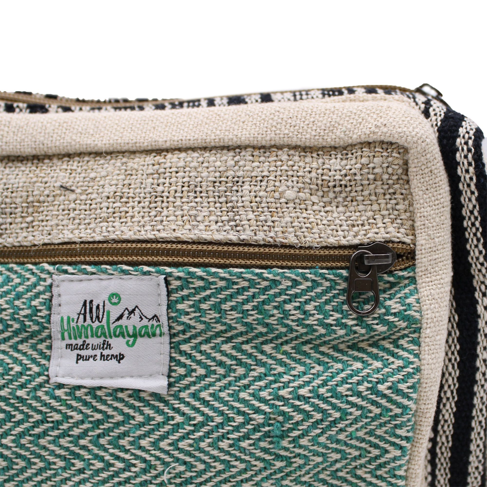 Sacoche Messenger en Chanvre et Coton – Fait Main à Katmandou | Artisanal Népal