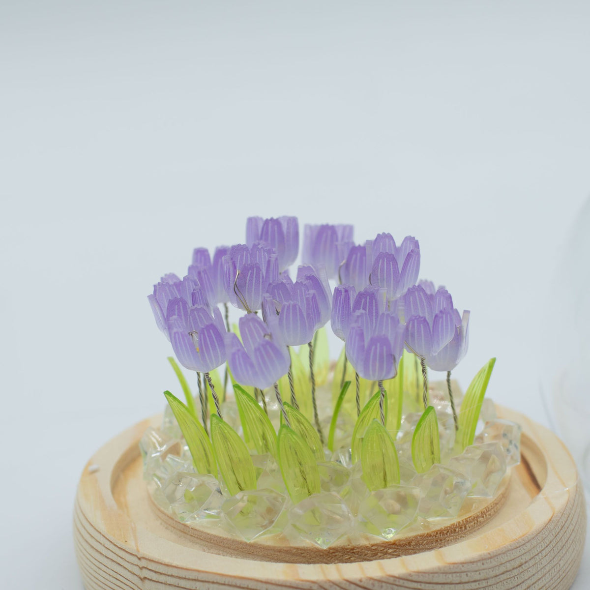 * Cloche lumineuse florale – 20 tulipes LED USB