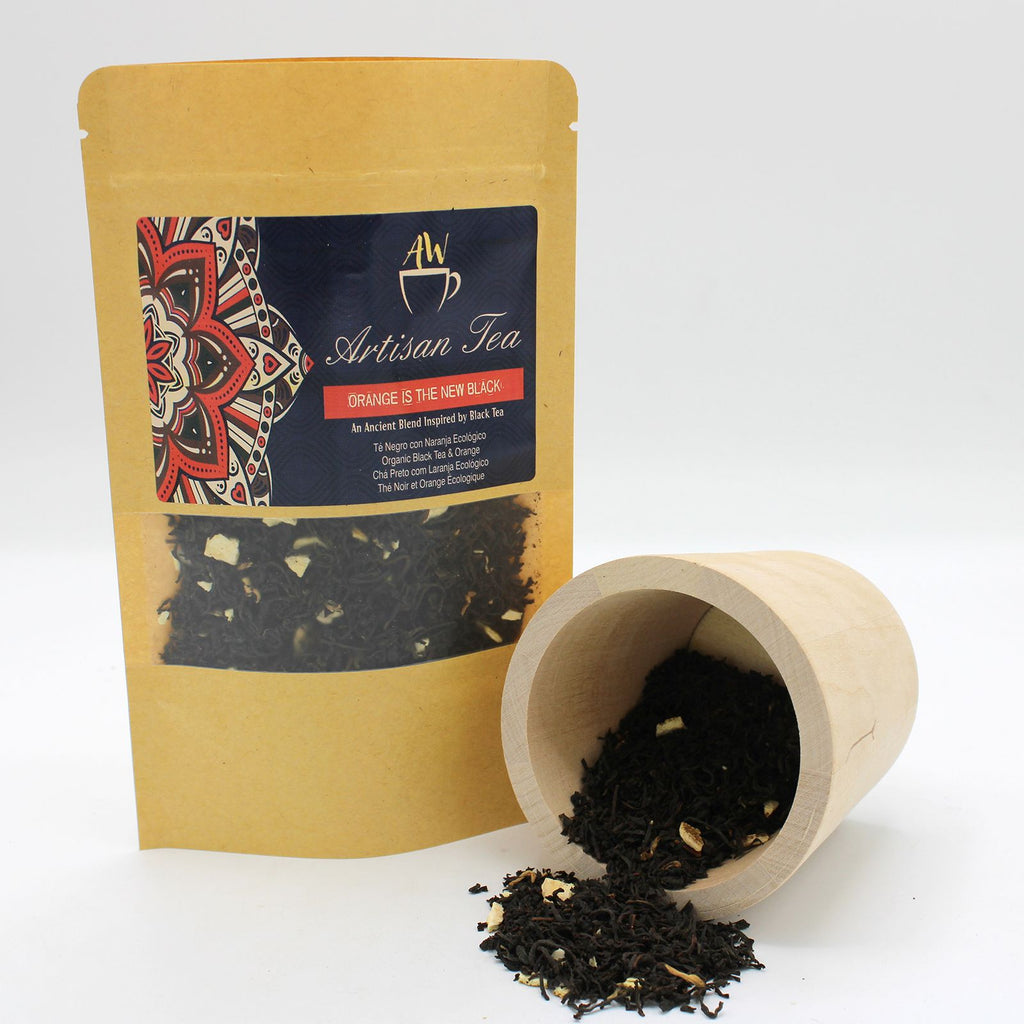 Thé Noir Bio Narnaja 50g – Infusion Orange Agrumes Artisanale | Sachet Artisanal