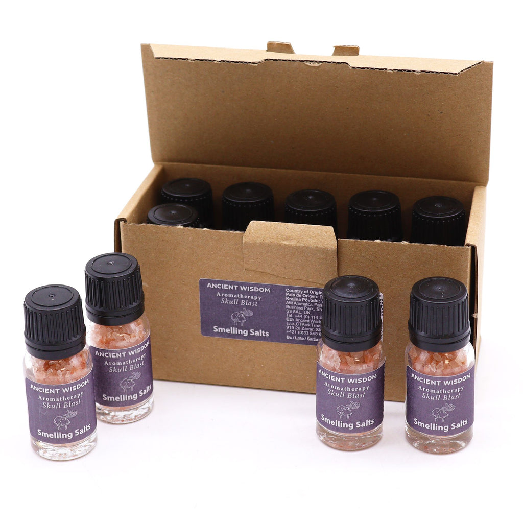 * Sel à respirer d’aromathérapie Skull Blast