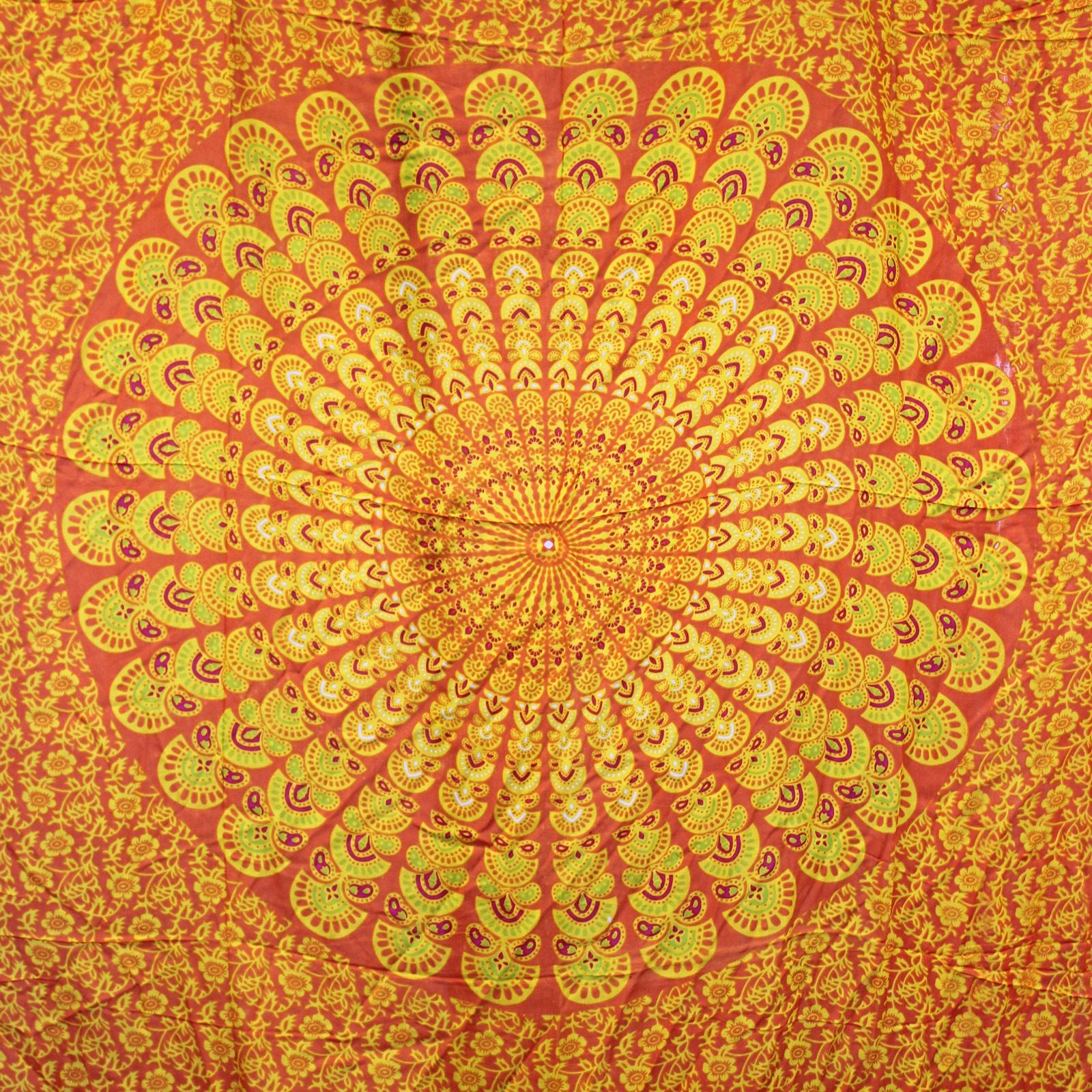 Sarong Mandala Bali – Lime Orange