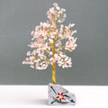 Arbre décoratif en quartz rose, 320 pierres