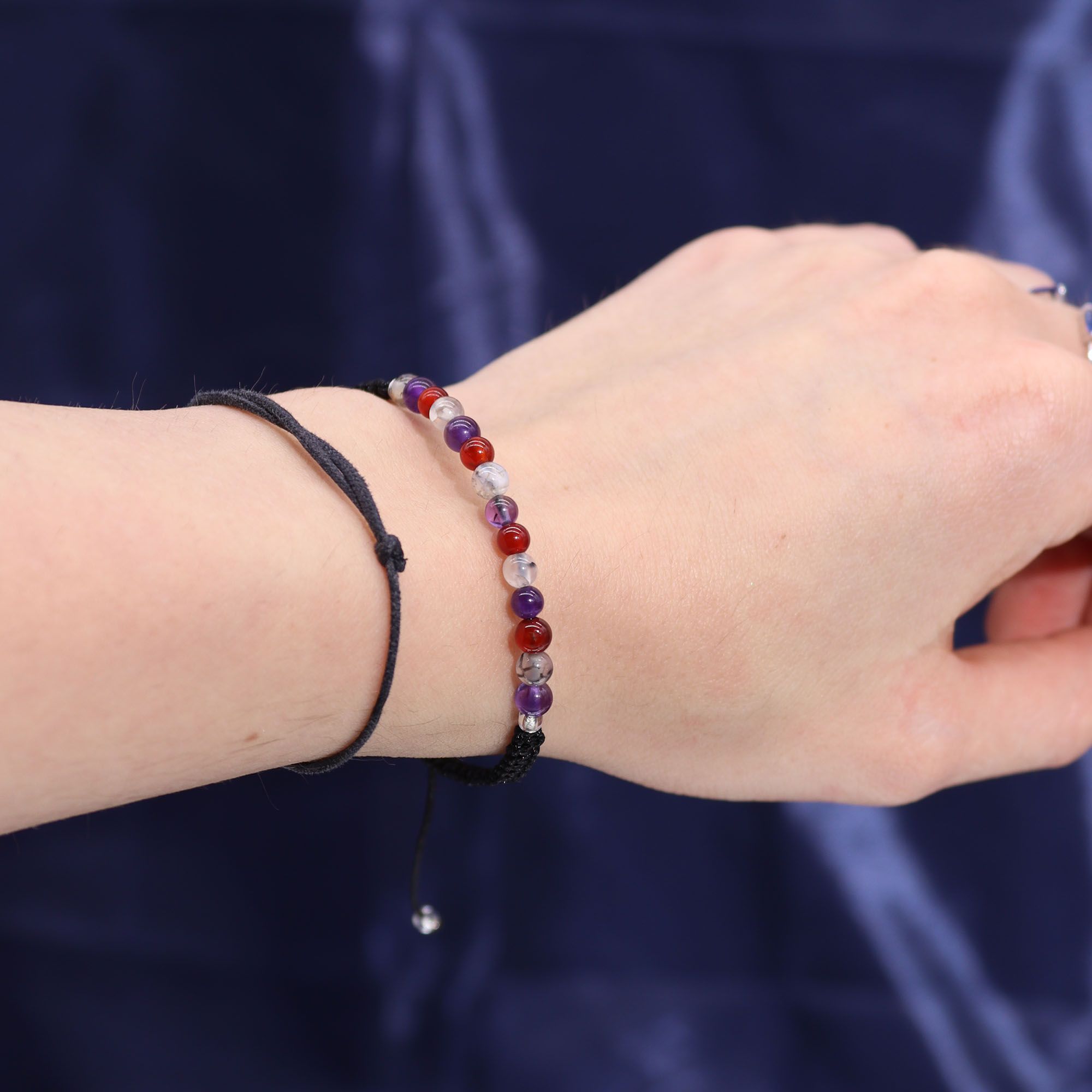 * Bougie Cristal Zodiaque avec Bracelet en Pierres Précieuses – Vierge