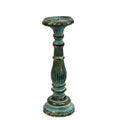 Bougeoir moyen – Turquoise et doré