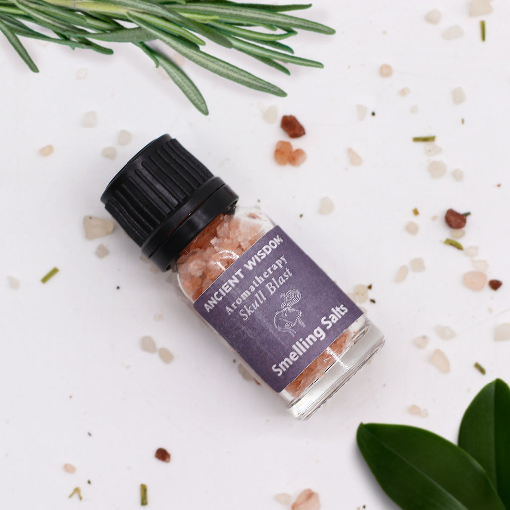 * Sel à respirer d’aromathérapie Skull Blast