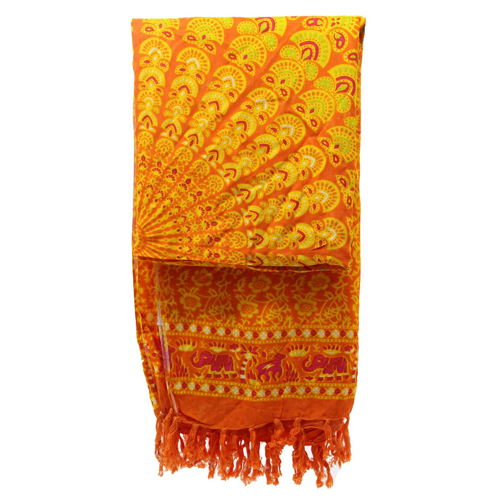 Sarong Mandala Bali – Lime Orange