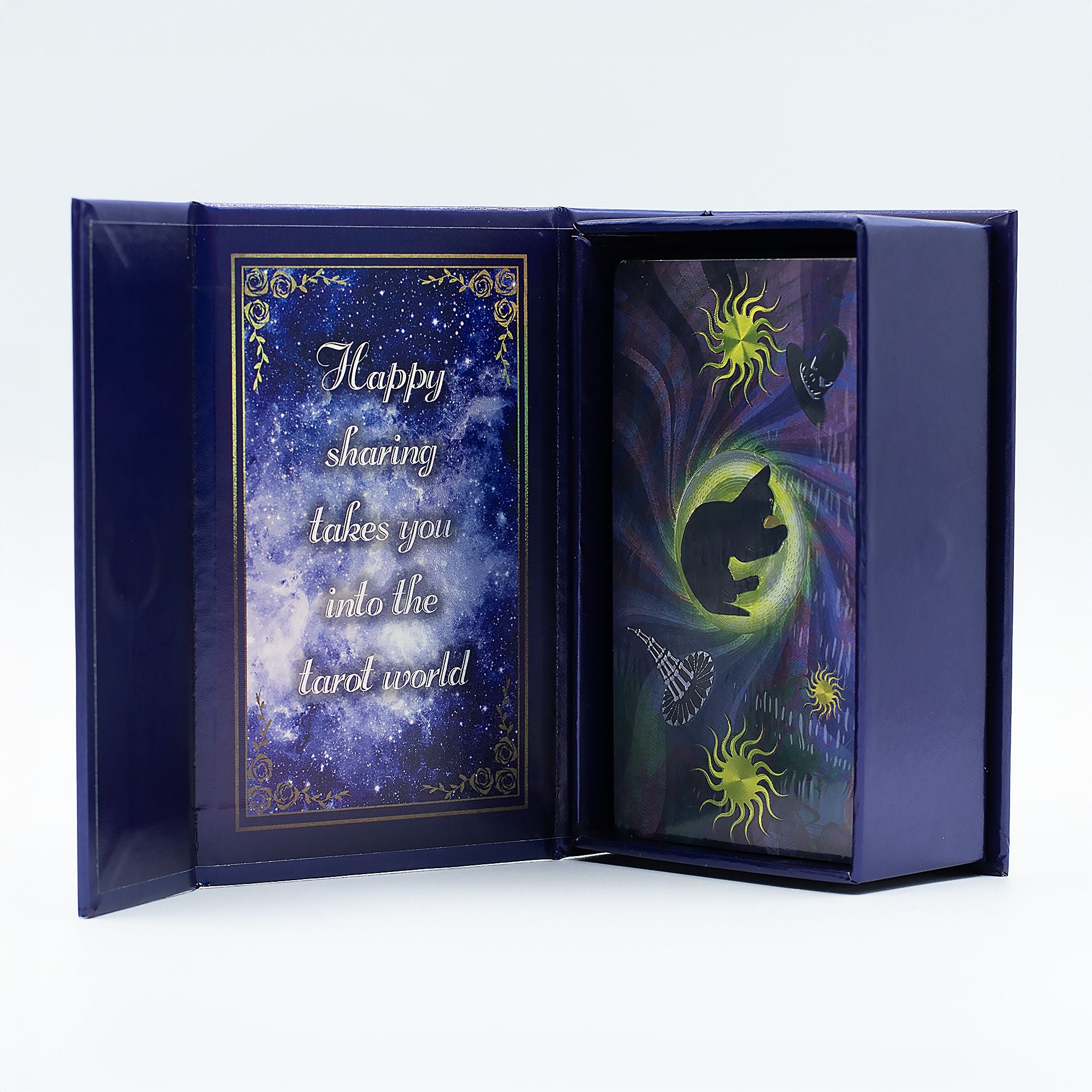 Jeu de Tarot Feuille Violette - Tarot de la Sorcière - avec Livret