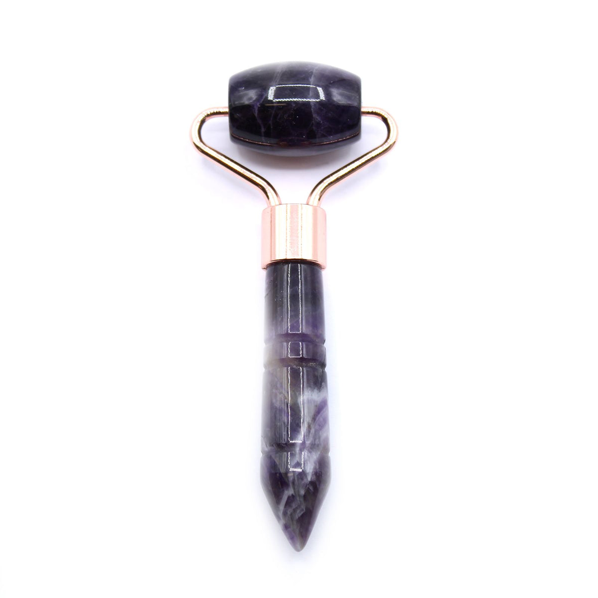 Mini rouleau facial en améthyste