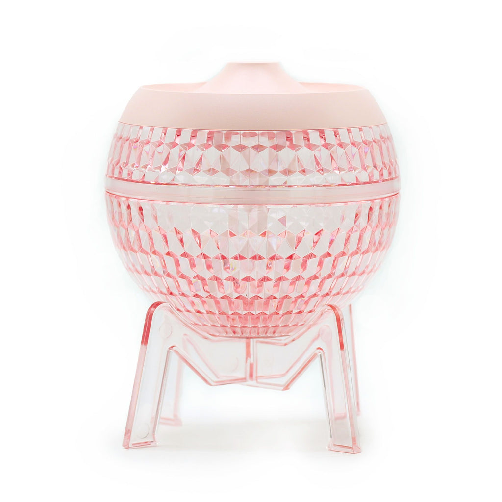 * Humidificateur rose Mondo Planet – USB et éclairage multicolore vers le bas