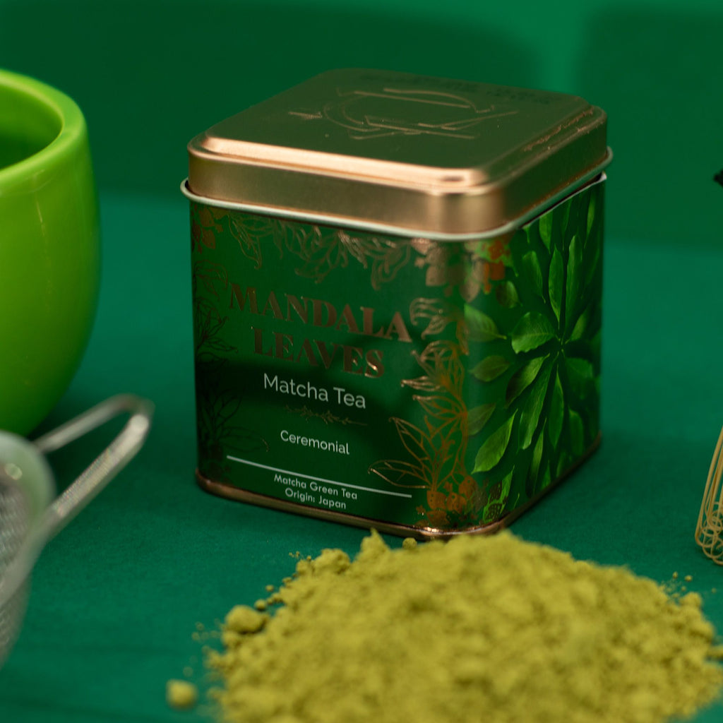 Matcha Bio de Cérémonie 50g – Poudre de Thé Vert Japonais Premium | Boîte Métallique