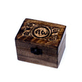 * Coffret d’aromathérapie en bois de manguier – AW – 6 flacons