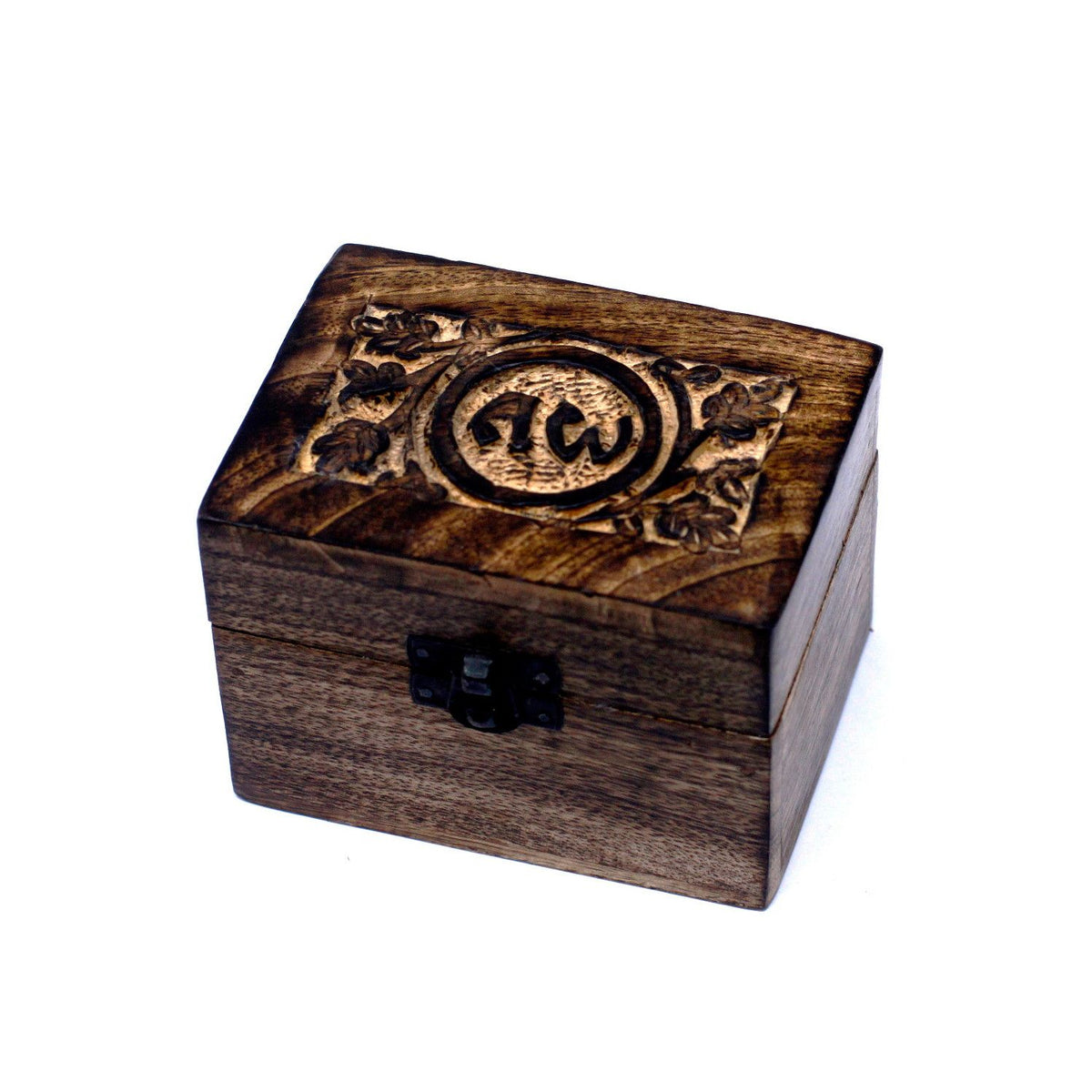 * Coffret d’aromathérapie en bois de manguier – AW – 6 flacons