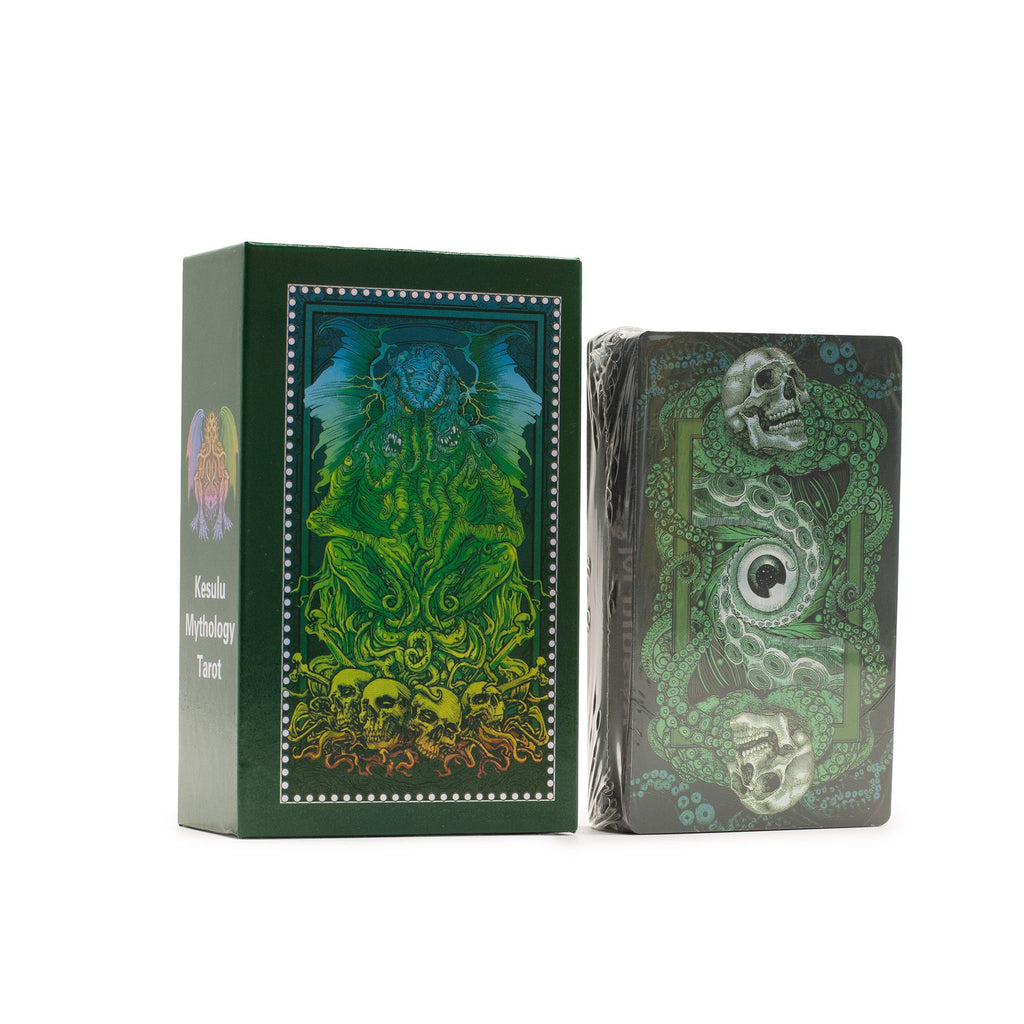 Jeu de Tarot Mythologie Kesulu Feuille Métallisée – 78 Cartes & Livret
