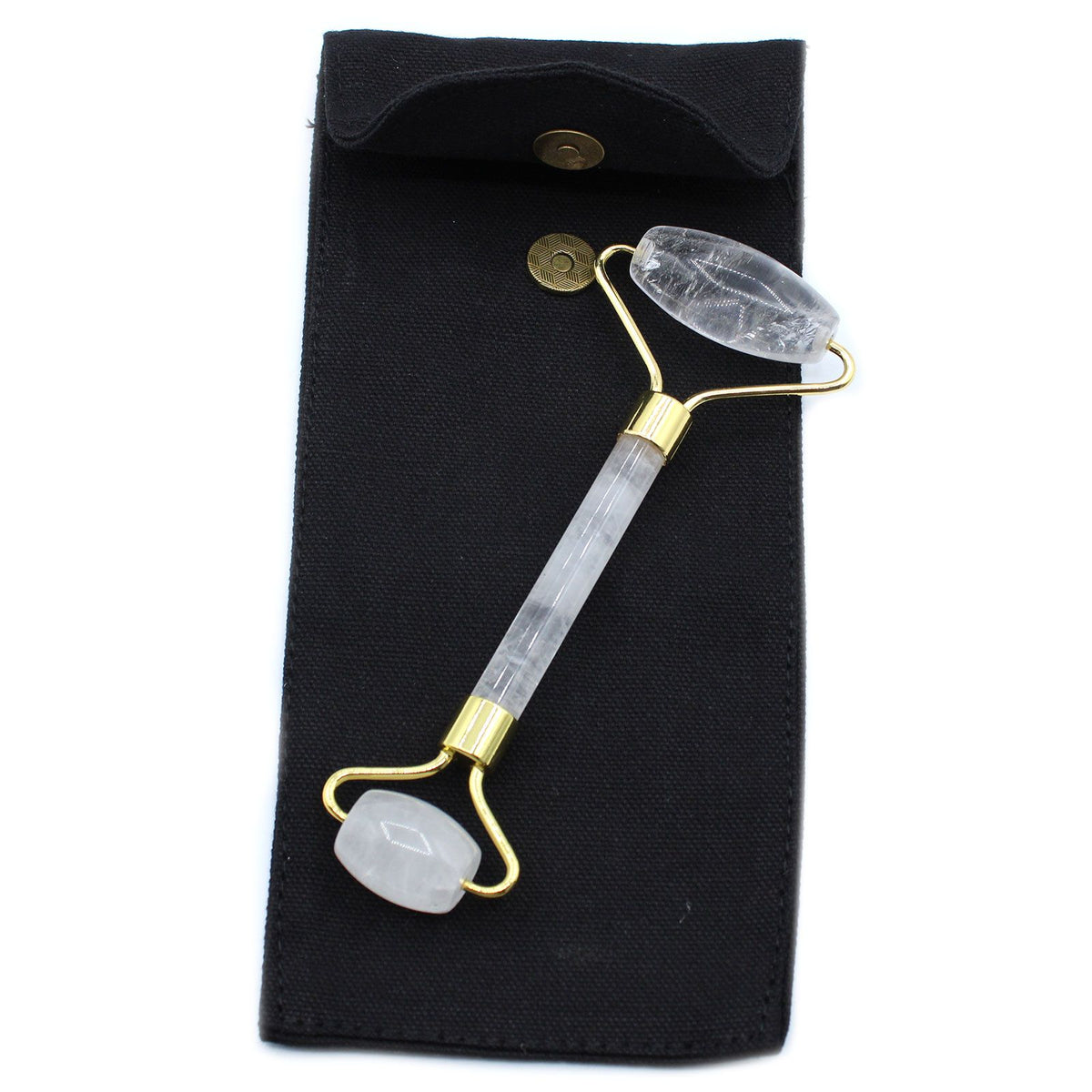 * Rouleau de massage visage en cristal de roche