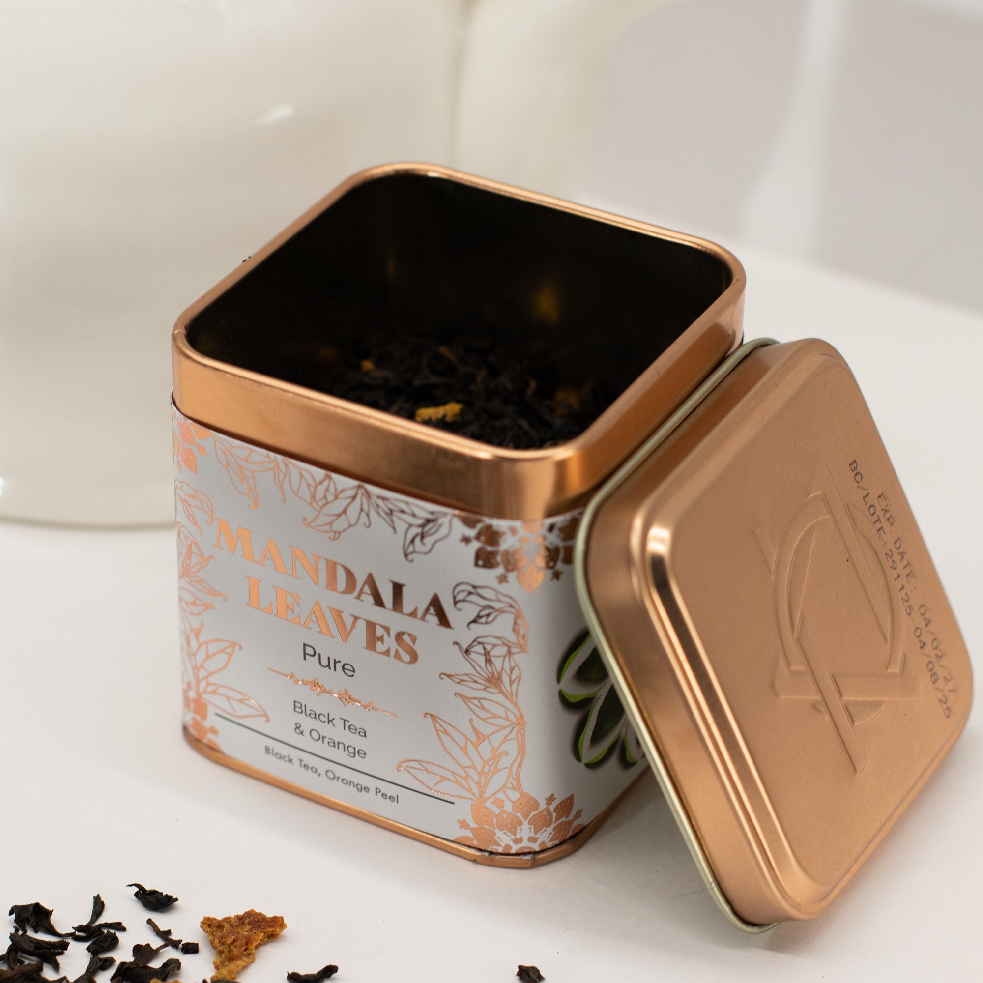 Thé Noir Bio Narnaja 50g – Thé Noir Écorce d’Orange Artisanal | Boîte Métallique Réutilisable