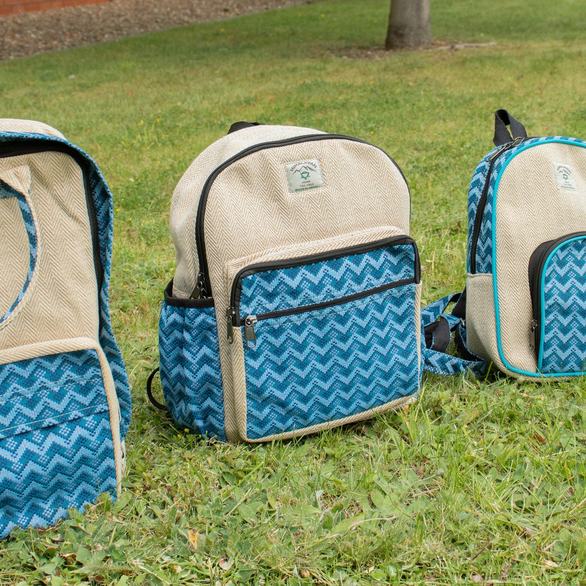 Sac à Dos Standard Katmandou – Motif Dhaka Traditionnel | 34x27x10cm | Artisanal Népal