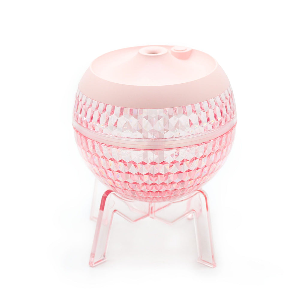 * Humidificateur rose Mondo Planet – USB et éclairage multicolore vers le bas