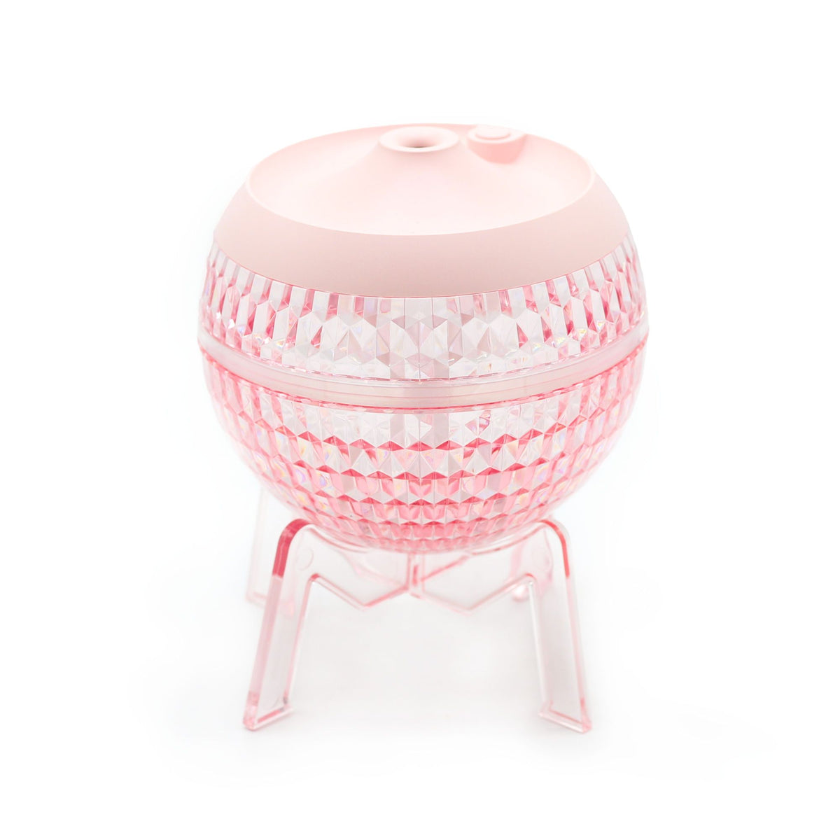* Humidificateur rose Mondo Planet – USB et éclairage multicolore vers le bas