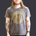 * T-Shirt en Coton Délavé Nomad Sari – Chakra – Gris Foncé – L