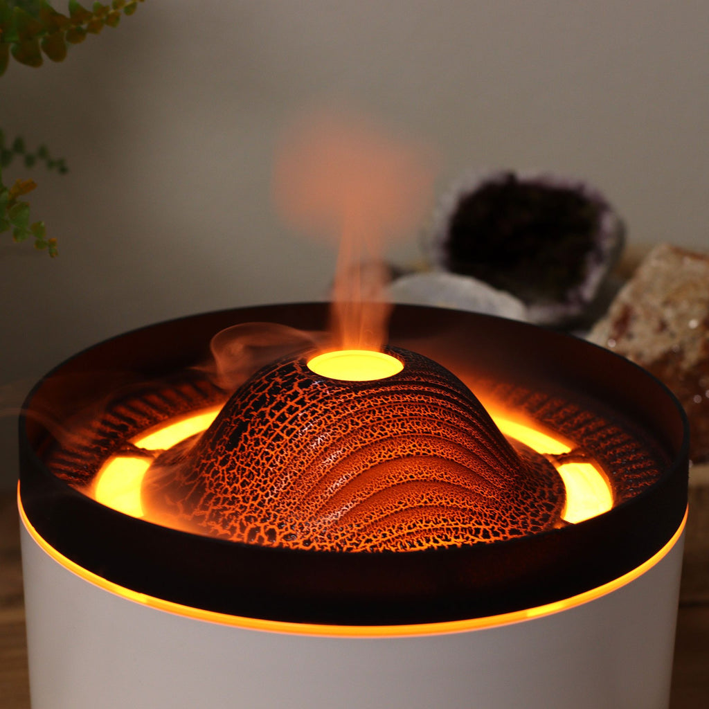 * Grand diffuseur d’arômes effet volcan 560 ml – Sur secteur – Deux couleurs