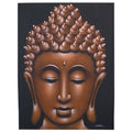 * Tableau Bouddha cuivré avec finition sablée, 60 × 80 cm
